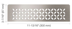 Schluter Shelf-N Niche Floral Stainless Steel SNS1 D5 EB